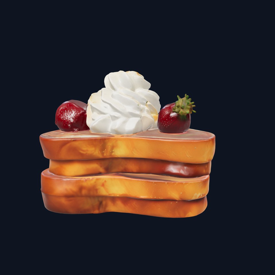 French Toast Breakfast Delight model pack
